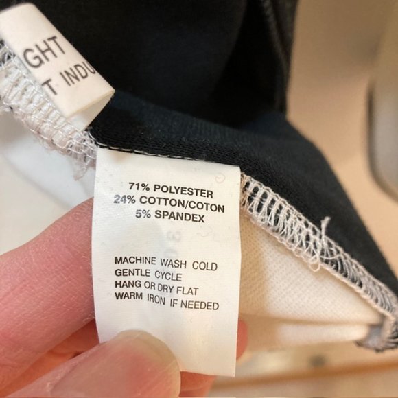 BLAST STUDIO BLACK/WHITE ZIP UP JACKET UNLINED PLUS 3X - Picture 7 of 7